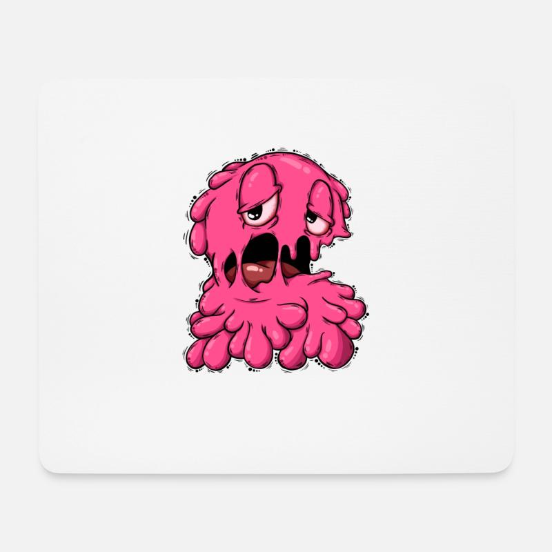 Flop - Mousepad (Querformat) - Weiß