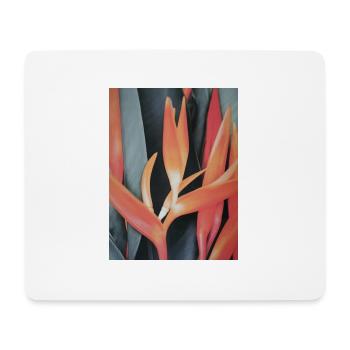 Bunte Blätter - Mousepad (Querformat) - Weiß - Vorne