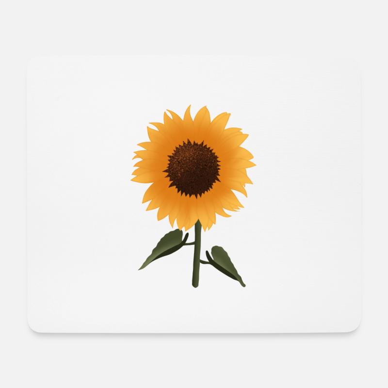 Sunflower - Mouse Pad (horizontal) - white