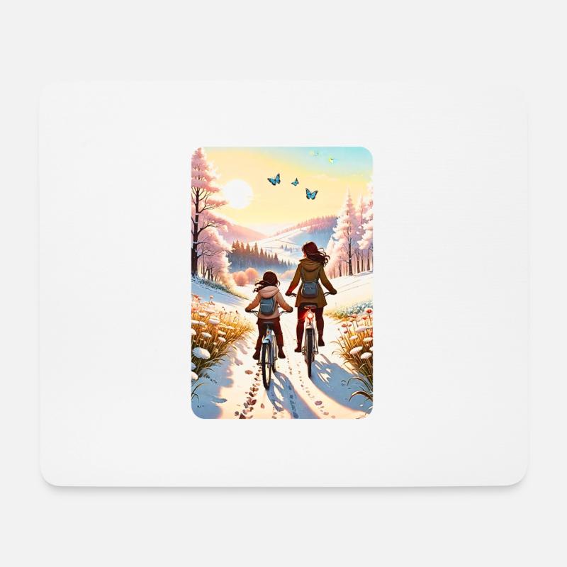 personalized design mother's gift - Mouse Pad (horizontal) - white