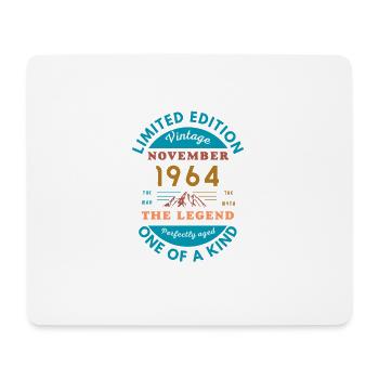 November 1964 Birthday Limited Edition - Tapis de souris (format paysage) - blanc - Devant
