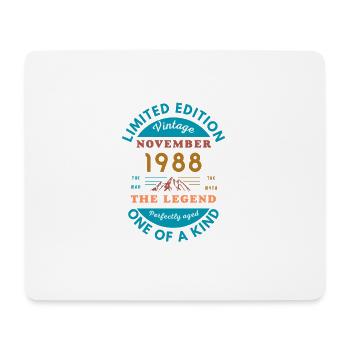 November 1988 Birthday Limited Edition - Tapis de souris (format paysage) - blanc - Devant