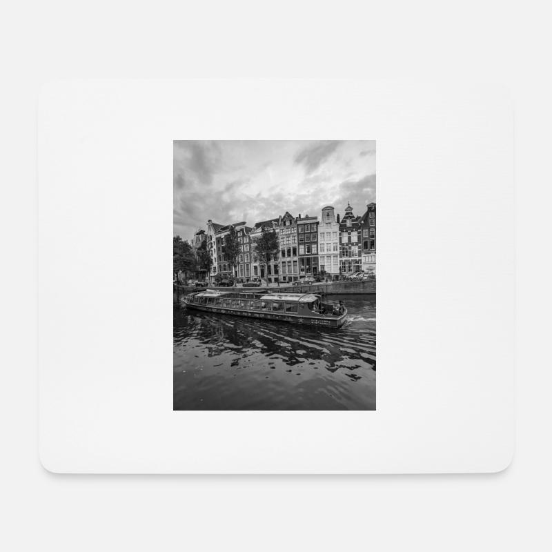 Amsterdam - Mousepad (Querformat) - Weiß