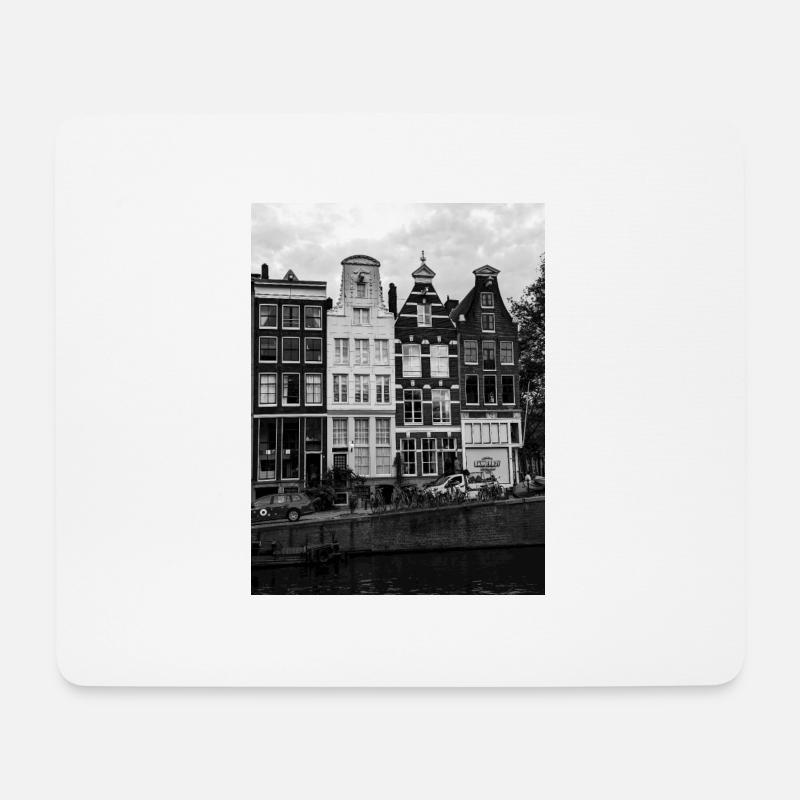 Amsterdam - Mousepad (Querformat) - Weiß