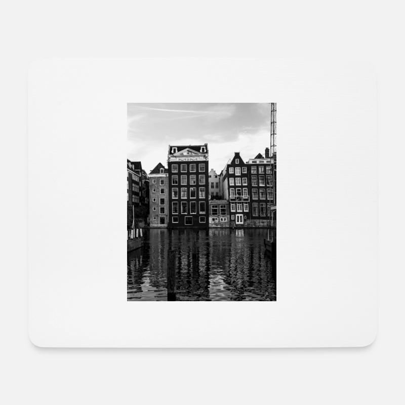 Amsterdam - Mousepad (Querformat) - Weiß