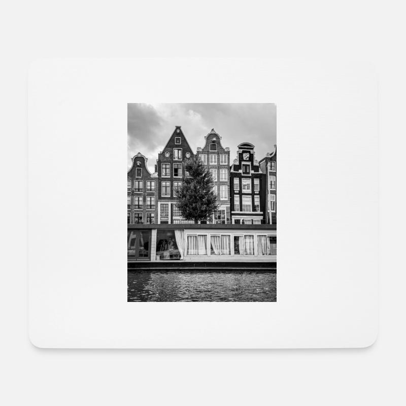 Amsterdam - Mousepad (Querformat) - Weiß
