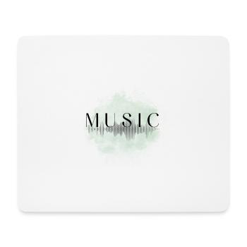 Schwingungen und Frequenzen der Musik. - Mousepad (Querformat) - Weiß - Vorne