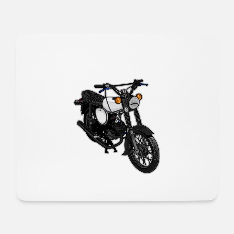 S51 (weiß) // Illustration - Mousepad (Querformat) - Weiß