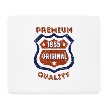 Qualité premium 1955 - Tapis de souris (format paysage) - blanc - Devant