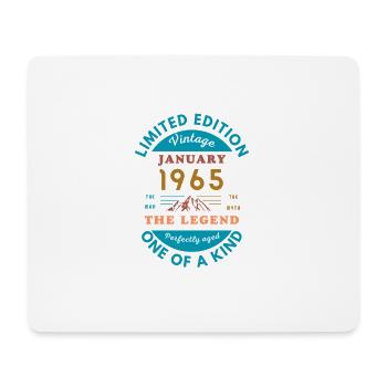 Januar 1965 Jubiläum Limitierte Auflage - Mousepad (Querformat) - Weiß - Vorne