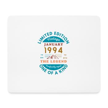 January 1994 Anniversaire Édition Limitée - Tapis de souris (format paysage) - blanc - Devant