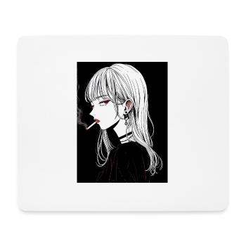 anime, girl, gift, otaku, manga, horror - Mouse Pad (horizontal) - white - Front