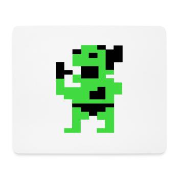 The Fat Green (Pix) - Mouse Pad (horizontal) - white - Front