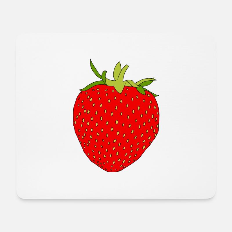 Strawberry - Mouse Pad (horizontal) - white