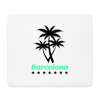 barcelona - Mousepad (Querformat) - Weiß - Vorne