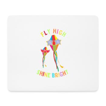 FLY HIGH SHINE PRIDE - Mousepad (Querformat) - Weiß - Vorne