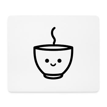 Mug de café - Tapis de souris (format paysage) - blanc - Devant