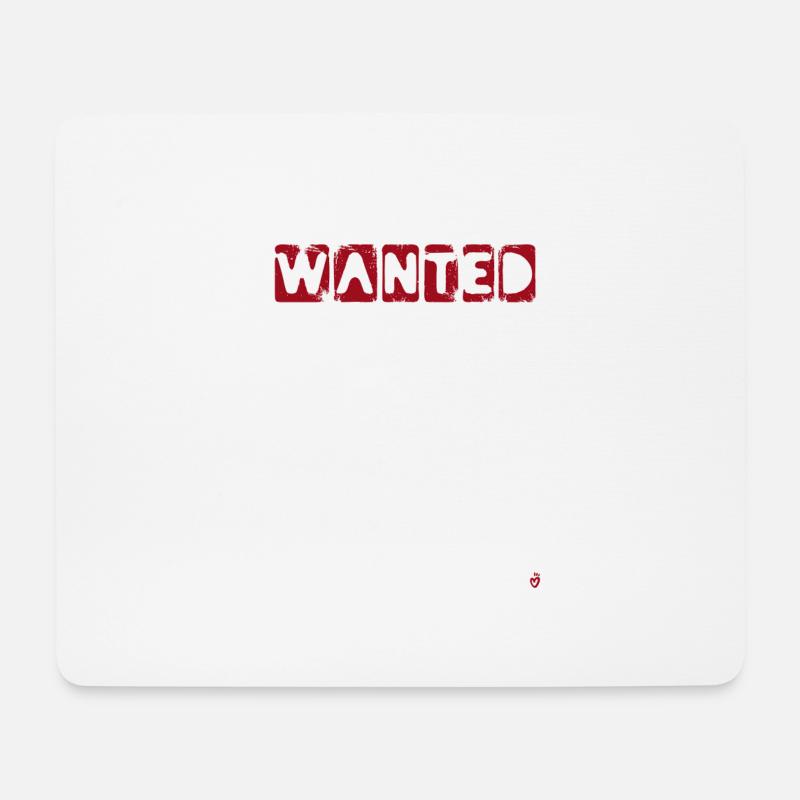 Gewünscht - Mousepad (Querformat) - Weiß