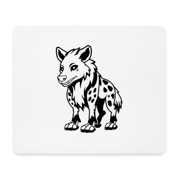 kojote comic - Mousepad (Querformat) - Weiß - Vorne