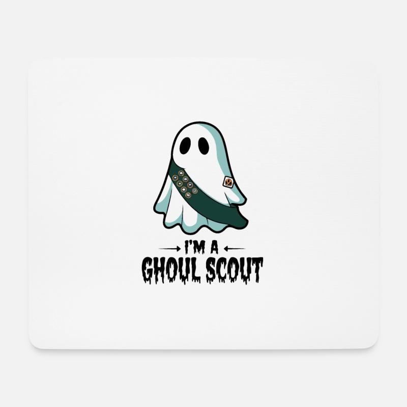 Ich bin ein Ghul-Scout - Mousepad (Querformat) - Weiß