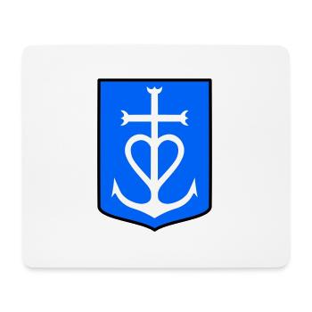 Croix Camargue - Mouse Pad (horizontal) - white - Front