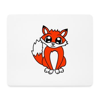 Fuchs Rotfuchs Wildes Tier Schlauer Wald Bewohner - Mousepad (Querformat) - Weiß - Vorne
