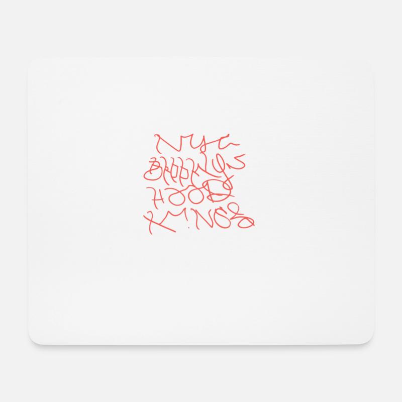 NYC Brooklyn Hood Kings - Mousepad (Querformat) - Weiß