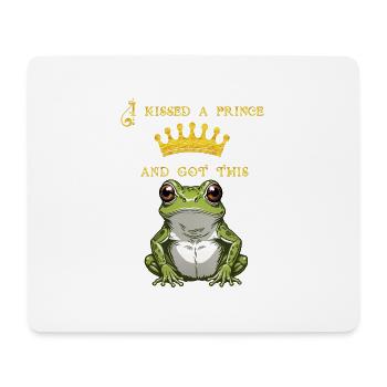 J’ai embrassé - Tapis de souris (format paysage) - blanc - Devant