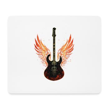 Guitare, Piano à queue, Rock n Roll, Musique, Guitariste, Métal - Tapis de souris (format paysage) - blanc - Devant
