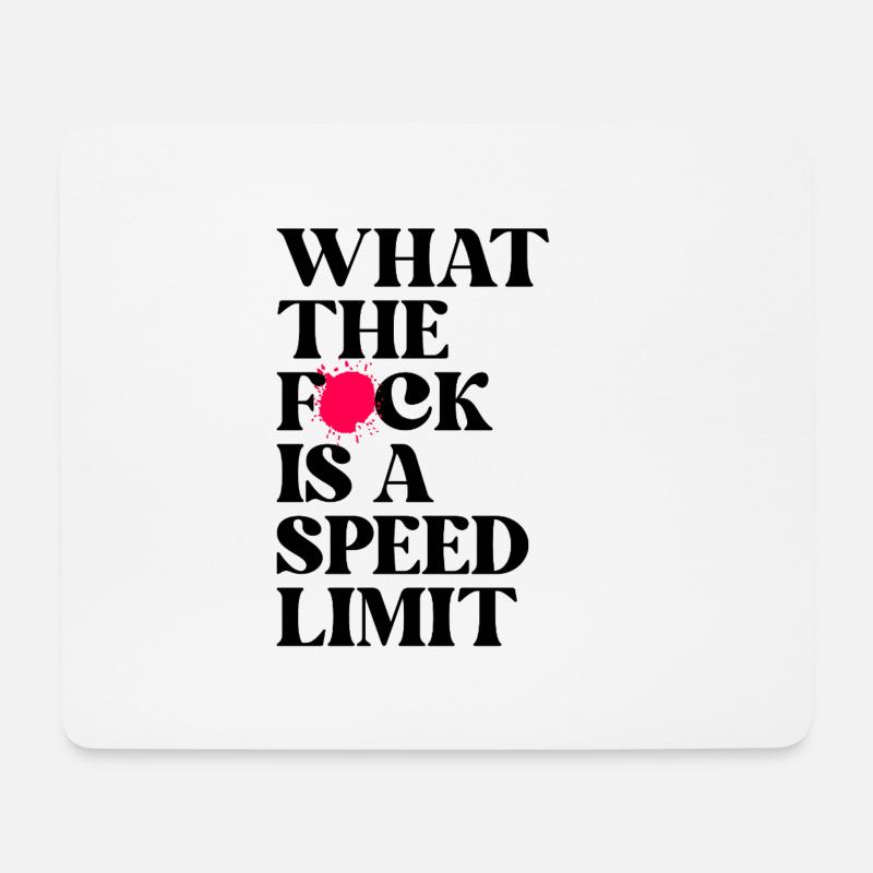 Auto - Mousepad (Querformat) - Weiß