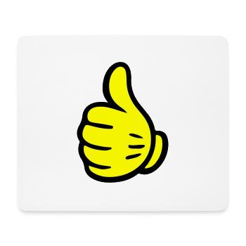 Hand Like Comic - Mouse Pad (horizontal) - white - Front