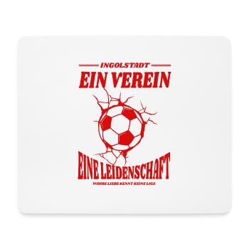 Ingolstadt Football Fan Cadeau - Tapis de souris (format paysage) - blanc - Devant