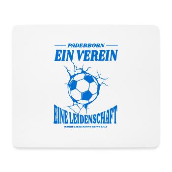 Paderborn Fußball Spruch Geschenk - Mousepad (Querformat) - Weiß - Vorne