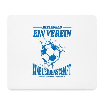 Gelsenkirchen Fußball Spruch Geschenk - Mousepad (Querformat) - Weiß - Vorne