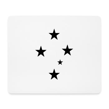 Kreuz des Südens - Mousepad (Querformat) - Weiß - Vorne