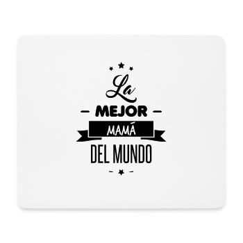 la mejor mama del mundo - Tapis de souris (format paysage) - blanc - Devant