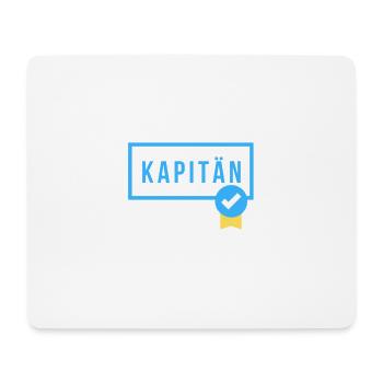 Kapitänsprüfung bestanden - Geschenk für Kapitäne - Mousepad (Querformat) - Weiß - Vorne