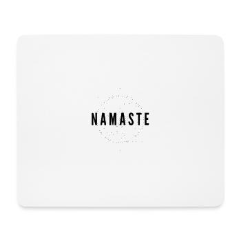 Yoga Namaste - Tapis de souris (format paysage) - blanc - Devant