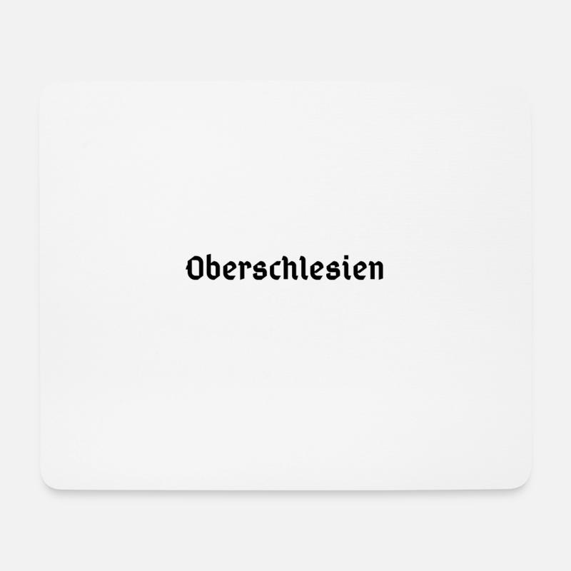Oberschlesien Schrift - Mousepad (Querformat) - Weiß