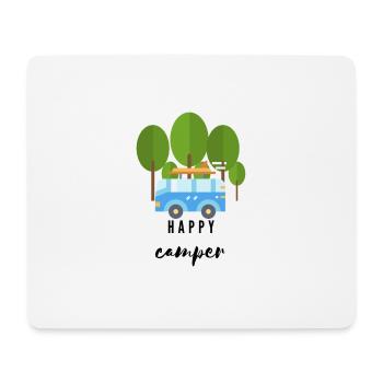 happy camper - road trip - - Mouse Pad (horizontal) - white - Front