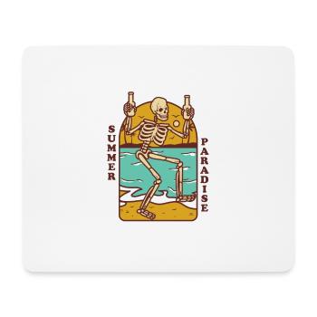 Summer Paradise - Mousepad (Querformat) - Weiß - Vorne