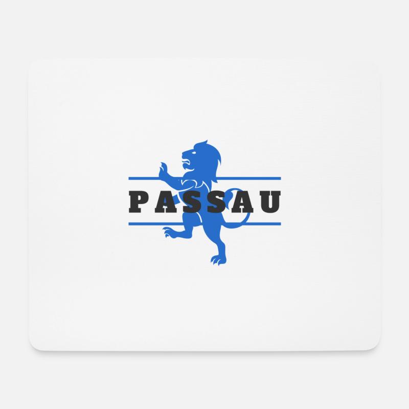 Passau - Mousepad (Querformat) - Weiß