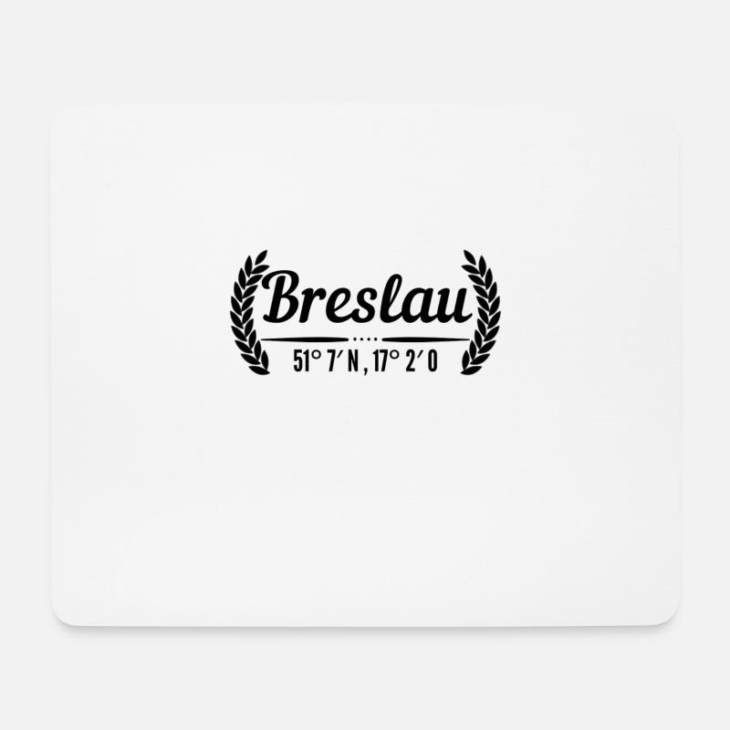 Wroclaw - Mouse Pad (horizontal) - white