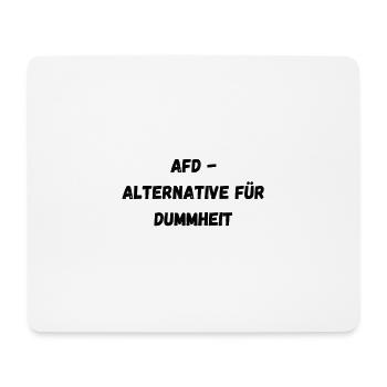 AFD - Mousepad (Querformat) - Weiß - Vorne