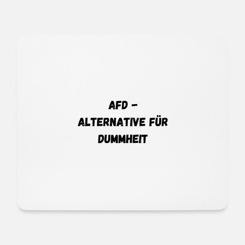AFD - Mousepad (Querformat) - Weiß