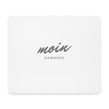 Moin Hamburg - Mousepad (Querformat) - Weiß - Vorne