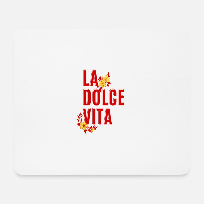 La dolce vita - Mousepad (Querformat) - Weiß