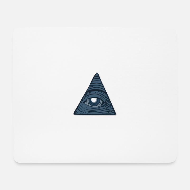 Illuminati. - Mouse Pad (horizontal) - white