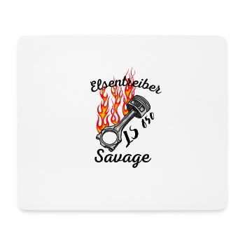 LS 650 - Tapis de souris (format paysage) - blanc - Devant