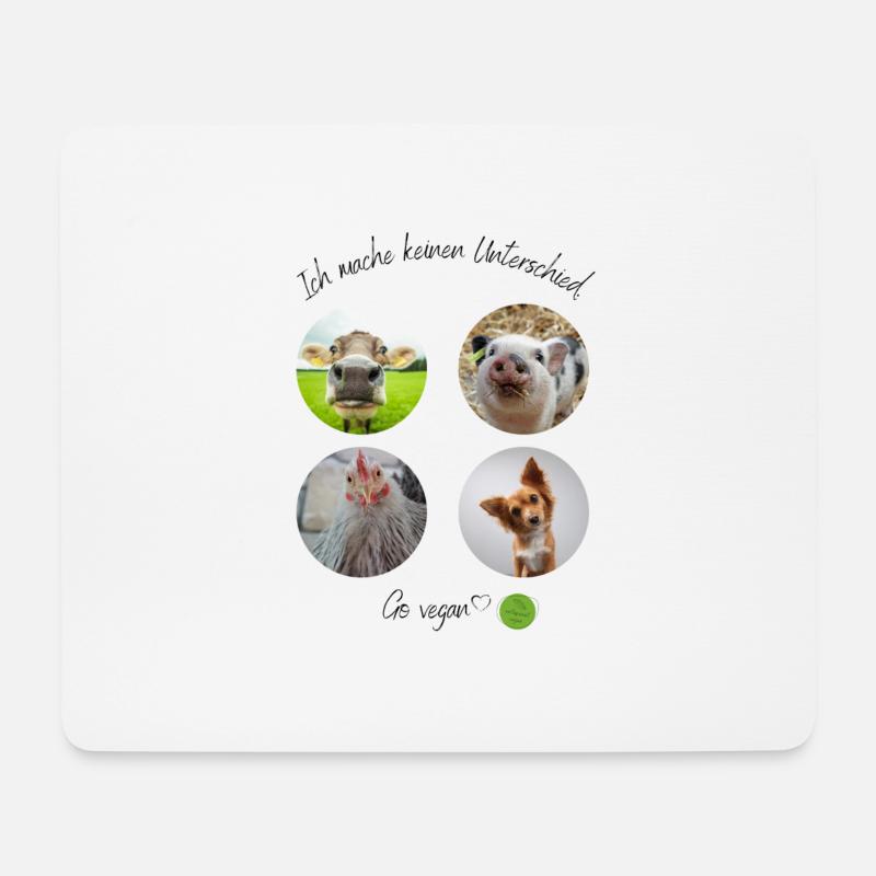 Ich mache keinen Unterschied 2 - Mousepad (Querformat) - Weiß